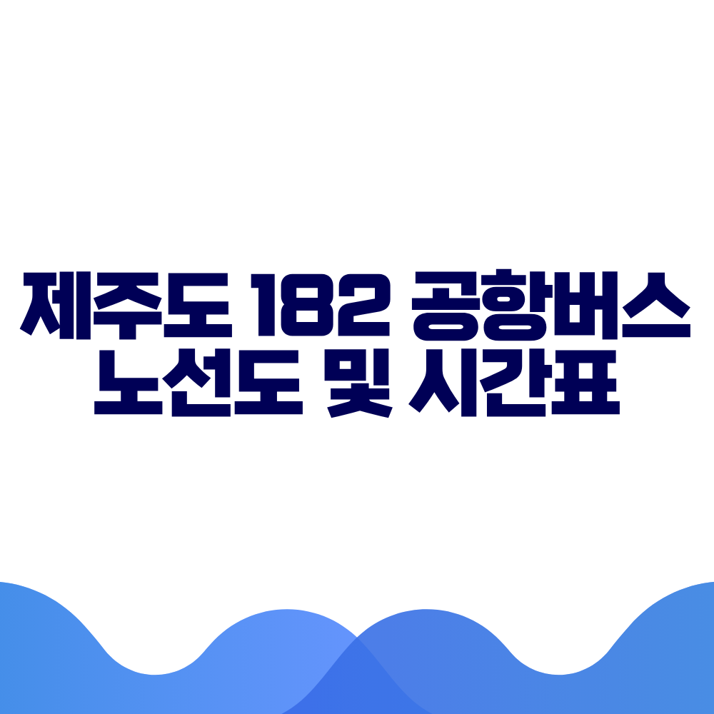 제주도 182 공항버스 시간표 예매방법 가격 노선도 총정리 2 제주도 182 공항버스 시간표 예매방법 가격 노선도 총정리