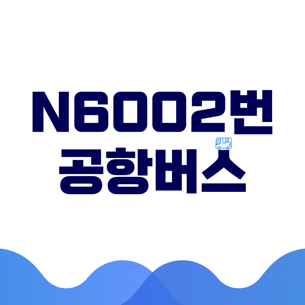 청량리·종로·홍대~인천공항 새벽 출국 필수! N6002번 심야 공항버스 시간표와 만석 회피 승차 팁 2 N6002번 공항버스