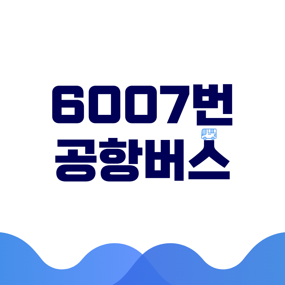 6007번 공항버스
