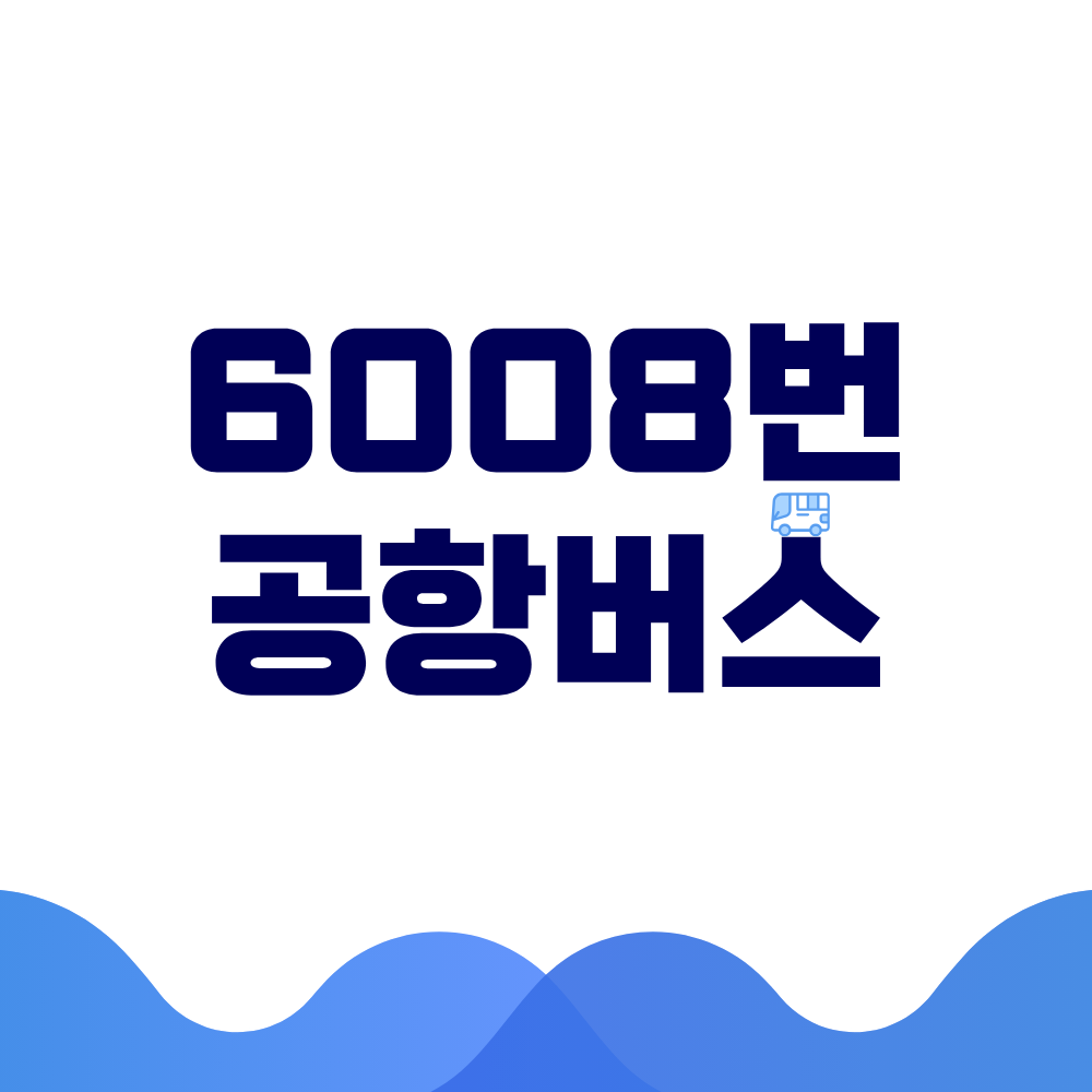 6008번 공항버스